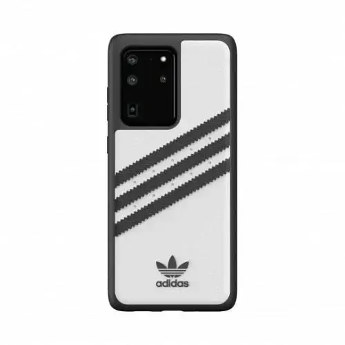 Adidas OR Moudled Case PU for Samsung Galaxy S20 Ultra - White and Black Фото num