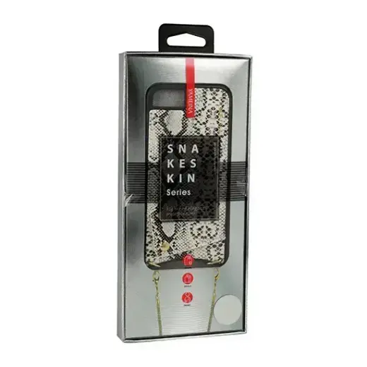 BAG - SNAKE Leather Case - IPHONE XS MAX White Foto 2