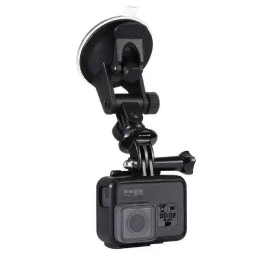 Puluz Glass car holder for GOPRO Hero, DJI Osmo Action PU51 Foto 2