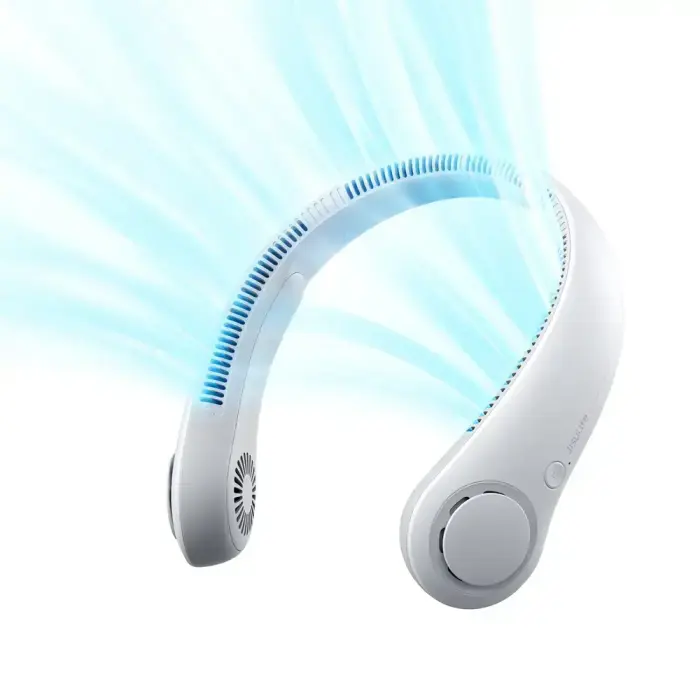 Jisulife Neck Fan 3 4000mAh Portable Neck Fan - Gray
