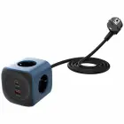 Cellline Power Socket Cube 6in1 2500W USB/2xUSB-C 65W blue — Foto 1