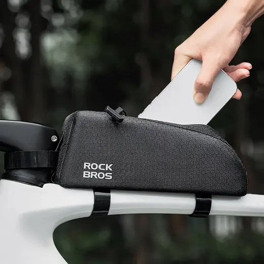 Rockbros Top Tube Frame Bag 0.9l - Black Foto 8