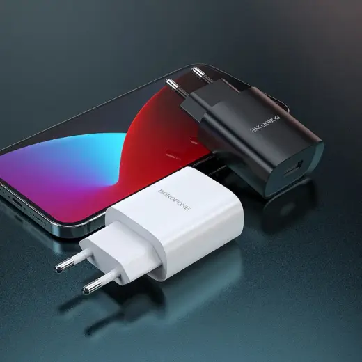 Borofone Wall charger BN1 Innovative - USB - 2,1A black Foto 4