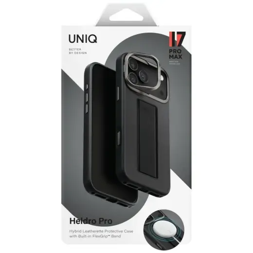 Case UNIQ Heldro Pro for iPhone 17 Pro    Max Magclick Charging black Foto 6