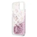 Guess GUHCP13SLGPEPI iPhone 13 mini 5,4" różowy|pink hardcase Peony Liquid Glitter Фото num