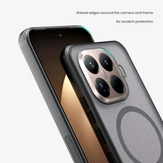 Nillkin Super Frosted PRO Magnetic Back Cover for Xiaomi 15T Pro Transparent Black Foto 6