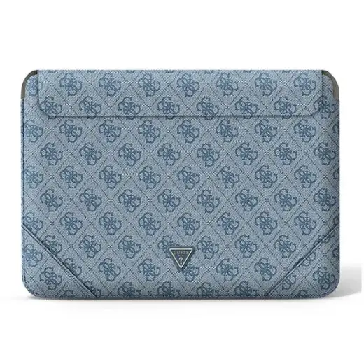 Original GUESS Laptop Sleeve 4G Uptown Triangle Logo GUCS16P4TB 16 inches blue Photo