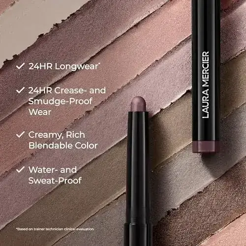 Laura Mercier Caviar Stick Eye Shadow Shimmer & RoseGlow 1.64g (Various Shades) - Amethyst Foto 8