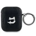 Karl Lagerfeld KLA2PGCHPK AirPods 1|2 cover czarny|black Monogram Choupette Head Foto 1