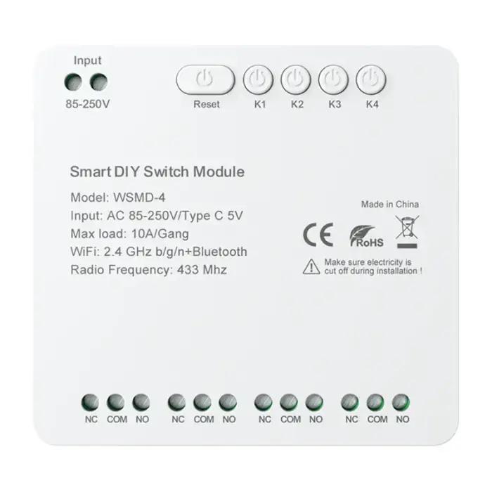 DIY Avatto WSMD-4 250V smart switch module