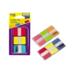 Pašlīpošie indeksi Post-it Strong sarkanā, dzeltenā un zilā krāsās Photo