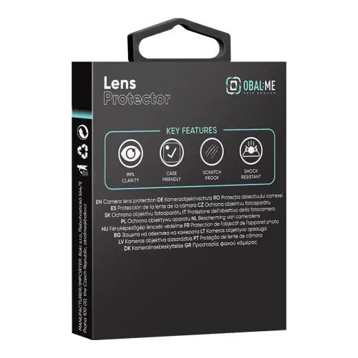 OBAL:ME Lens Protector for Apple iPhone 15 Pro|15 Pro Max Black Titanium Photo