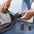 Baseus Cube Pro 30W USB-C USB-A Wall Charger - Black Foto 14