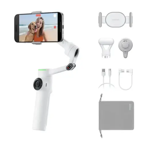 Insta360 Flow 2 Pro Creator Stabilizer Bundle (white)