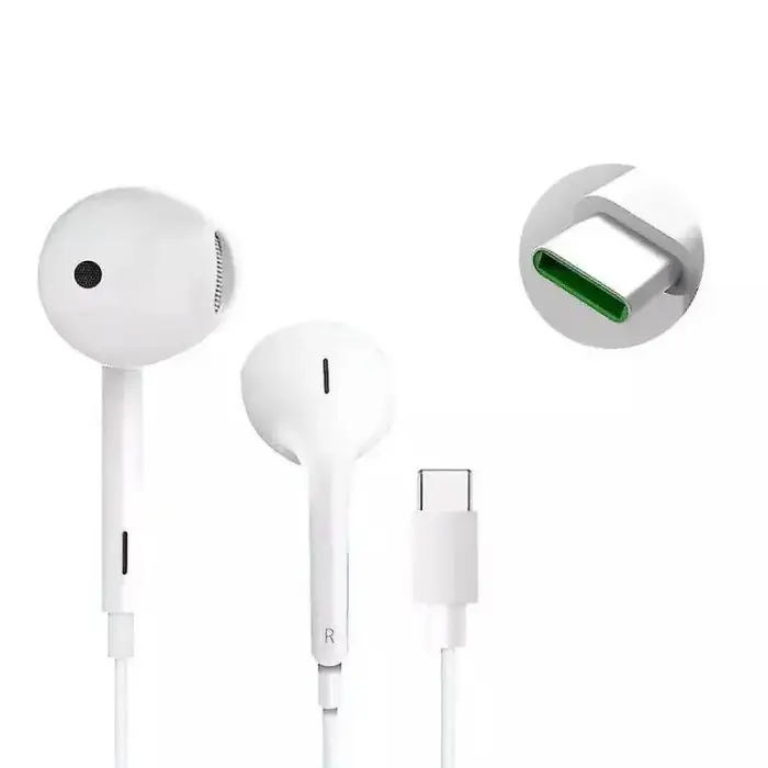Wire earphones USB C Oppo MH147 bulk white Photo
