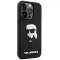Karl Lagerfeld KLHCP14X3DRKINK iPhone 14 Pro Max 6.7" black hardcase Rubber Ikonik 3D Photo
