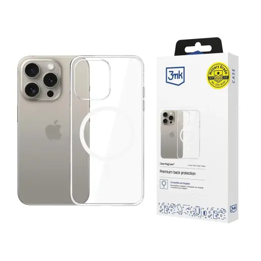 3MK Clear MagCase iPhone 15 Pro Max