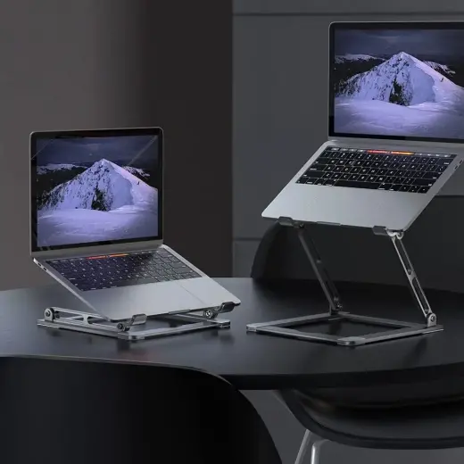 Tech-Protect ULS400 universal extendable stand for a laptop up to 17" - gray Фото num