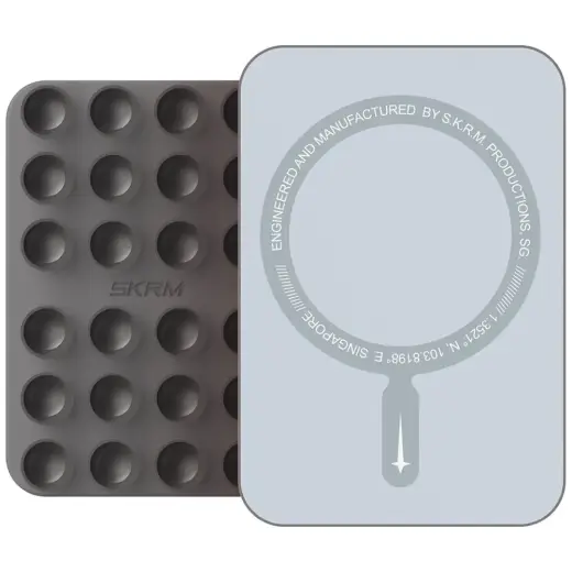 Universal suction cup Skinarma Stax MagSafe for phone smoke Foto 2