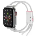 Baseus Adjustable sports strap Let`s Go for Apple Watch 3|4|5|6|SE 38|40mm (LBAPWA4-A24) White-pink Фото num