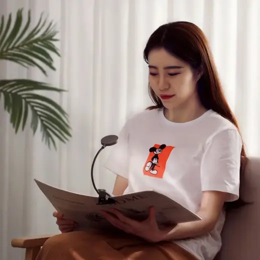 Baseus mini LED lasāmspuldze ar klipu pelēka (DGRAD-0G) Foto 16