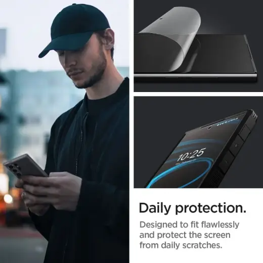 SPIGEN NEO FLEX 2 GAB. GALAXY S24 ULTRA CAURSPĪDĪGA HIDROGĒLA PLĒVE Foto 15