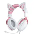 ONIKUMA X10 White|Pink|Cat Ears Gaming Headphones Photo