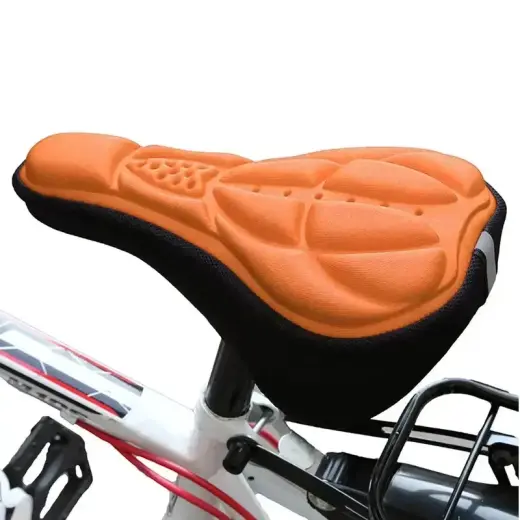 Bike saddle cover orange Foto 2