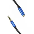 TRRS 3.5mm Male to 3.5mm Female Audio Extender 3m Vention BHCLI Blue Photo
