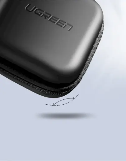 Ugreen headphones case cover 8 cm x 8 cm black (40816) Photo