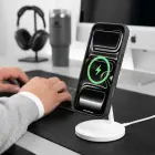 Tech-Protect MagOne CC MagSafe Case + Tempered Glass 2-Pack for iPhone 18 Pro / 17 Pro - Clear Black — Foto 11
