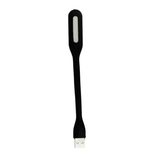 Mini LED Lamp Silicone USB Black Foto 2