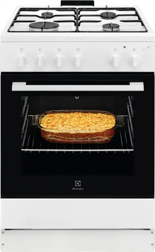 Electrolux gāzes plīts ar gāzes cepeškrāsni, 60cm Photo