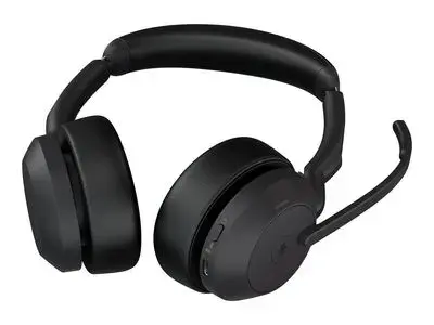 Jabra Evolve2 55 MS Stereo - headset - with charging stand Photo
