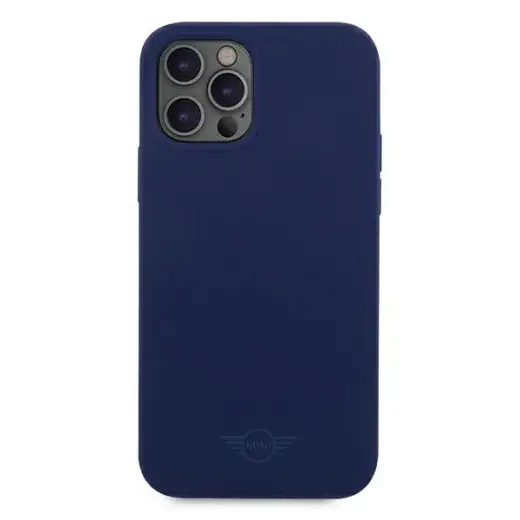 Mini MIHCP12MSLTNA iPhone 12|12 Pro 6,1" granatowy|navy hard case Silicone Tone On Tone Фото num