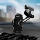 Car phone holder Forcell F-Grip Carbon Bracket mounting arm windshield / dashboard black Photo