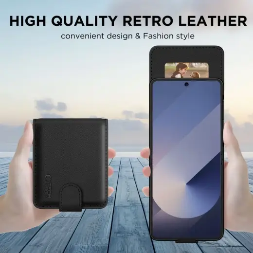 TECH-PROTECT WALLET GALAXY Z FLIP 7 BLACK Foto 2