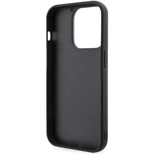 Karl Lagerfeld KLHCP14X3DRKINK iPhone 14 Pro Max 6.7" black hardcase Rubber Ikonik 3D Photo