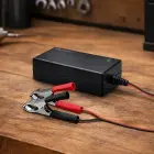 Qoltec Automatic charger for AGM GEL STD batteries | 12V charger | 4A | 48W | LED | 1.8m cable Photo