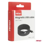AMiO AMIO-04840 datu pārraides un uzlādes vads | USB-C uz USB-C | 60W | 1m — Foto 9