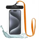 TECH-PROTECT UWC7 UNIVERSAL WATERPROOF CASE 6.9 INCH BLACK/ORANGE — Foto 1