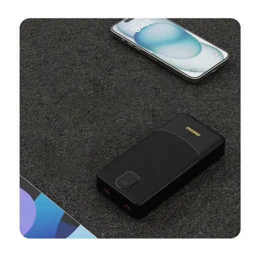 Powerbank Dudao K10Pro 2.4A 20000mAh 2 x USB-A - black Photo