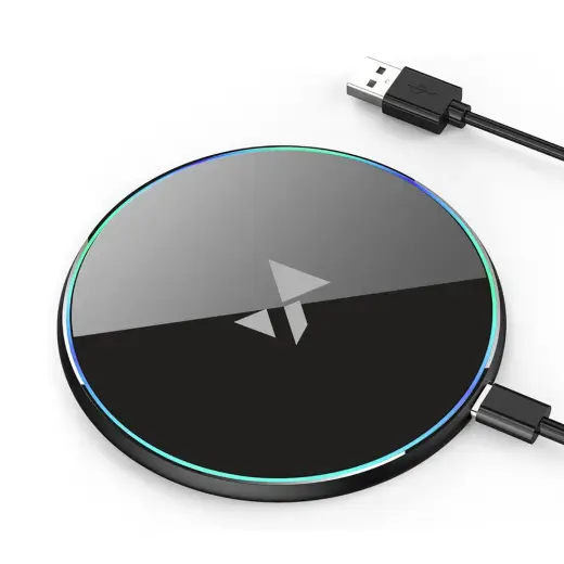 Wozinsky WLI-01Y 15W Qi Inductive Charger with USB-C Cable - Black Foto 4