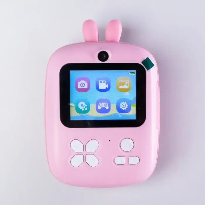 Mini Thermal Printer for Kids with Camera and Camcorder - Pink Foto 18