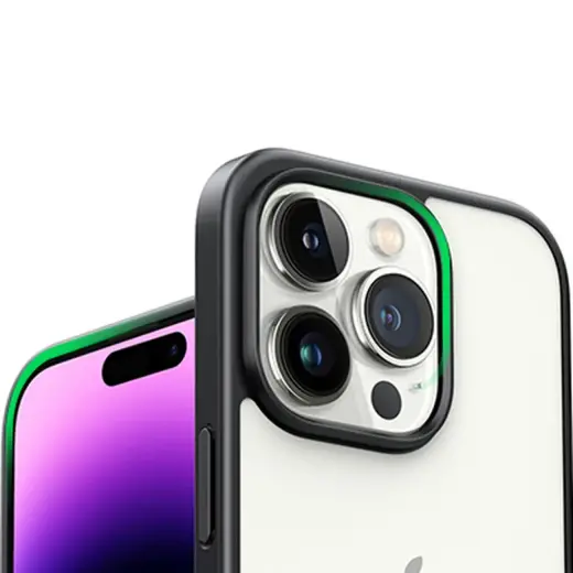 Ugreen LP635 Kickstand Protective Case Hard Cover with Gel Frame and Built-in Stand for iPhone 14 Pro Black (90926) Foto 11