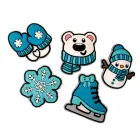 3D Sticker Snow 5pcs set Foto 1