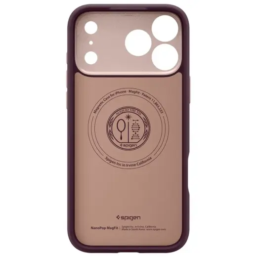 Spigen Nano Pop Mag MagSafe case for iPhone 17 Pro Max burgundy Foto 3