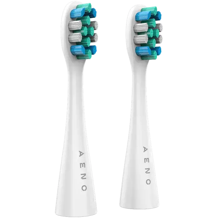 AENO Replacement Toothbrush Heads for DB7/DB8, White, 2 pcs