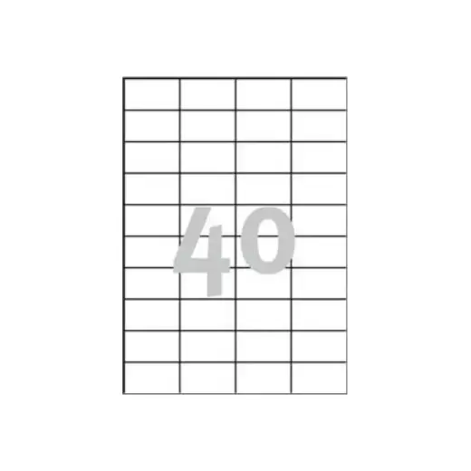 Avery Zweckform, Avery Labels 52,5 x 29,7mm, A4 (3651) Foto 2