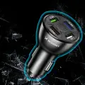 Wozinsky WCCAW 50W 4x USB-A QC car charger - white Foto 5